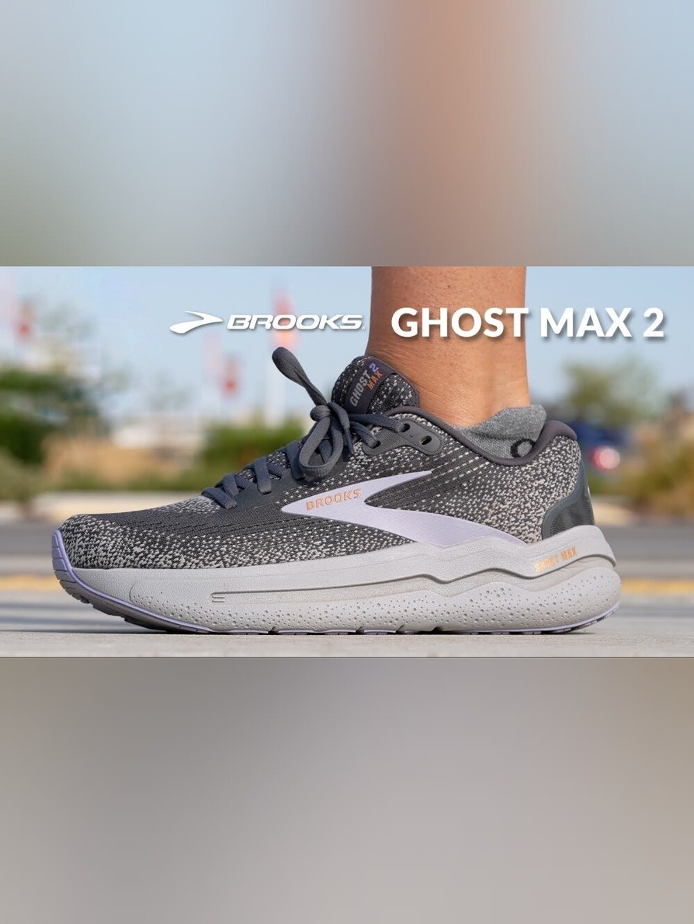 Brooks Ghost Max 2 Women’s Running Shoes Ebony/Alloy Womens 8.5